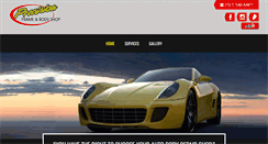 Desktop Screenshot of precisionframeandbodyshop.com